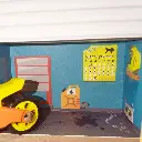 Boite avec intérieur Garage