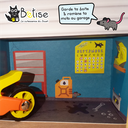 Boite avec intérieur Garage