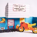 Boite avec intérieur Garage