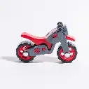 Moto en Bois • Pousyèr • Cross Rouge