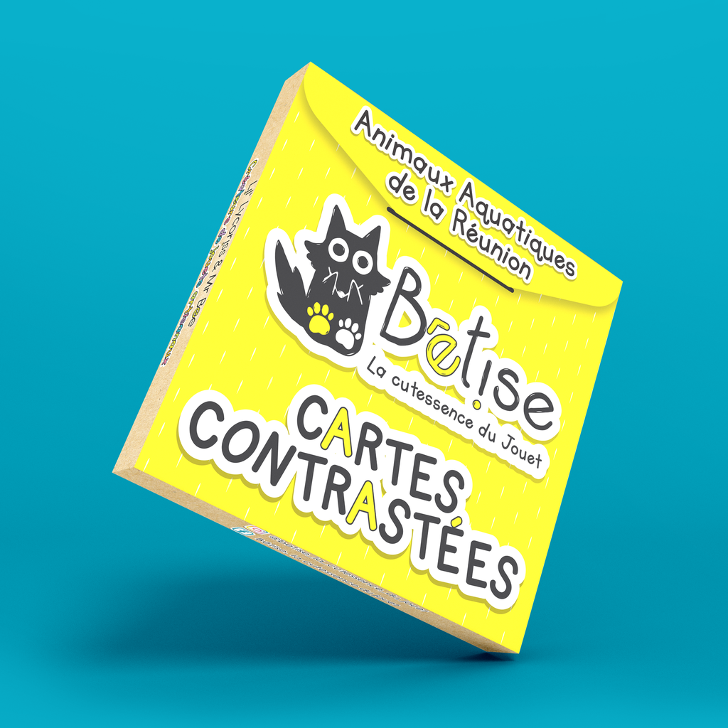 Cartes contrastées • Animaux Aquatiques de la Réunion