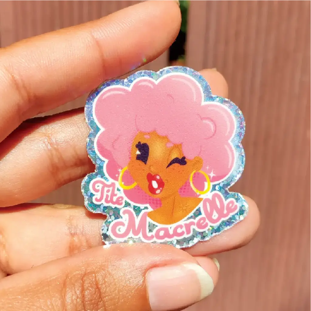 Autocollant pailleté  • Tite Macrelle