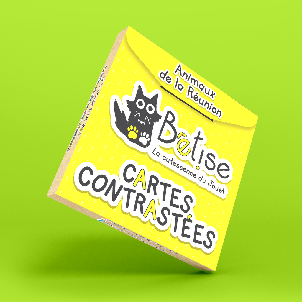 Cartes Contrastées • Animaux de la Réunion