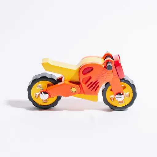 Moto en Bois • Soucoucou • GP Jaune